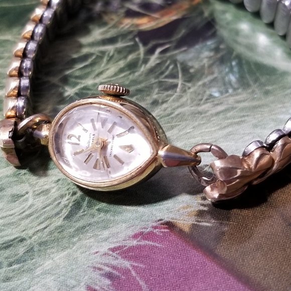 ART DECO Waltham 17 WATCH Jewels Swiss Working watch women 10k RGP main image 5